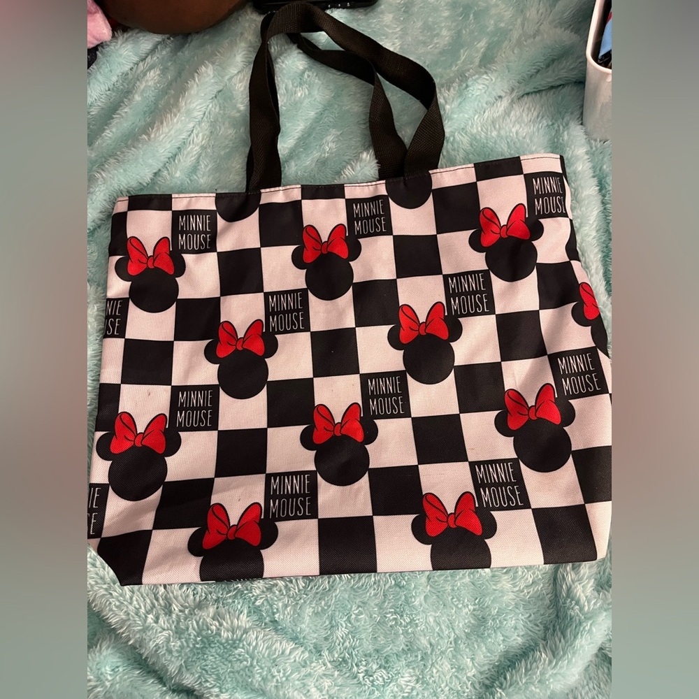 Disney Minnie Mouse Black and White Tote